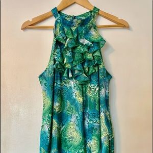 Lane Bryant sleeveless top with ruffles